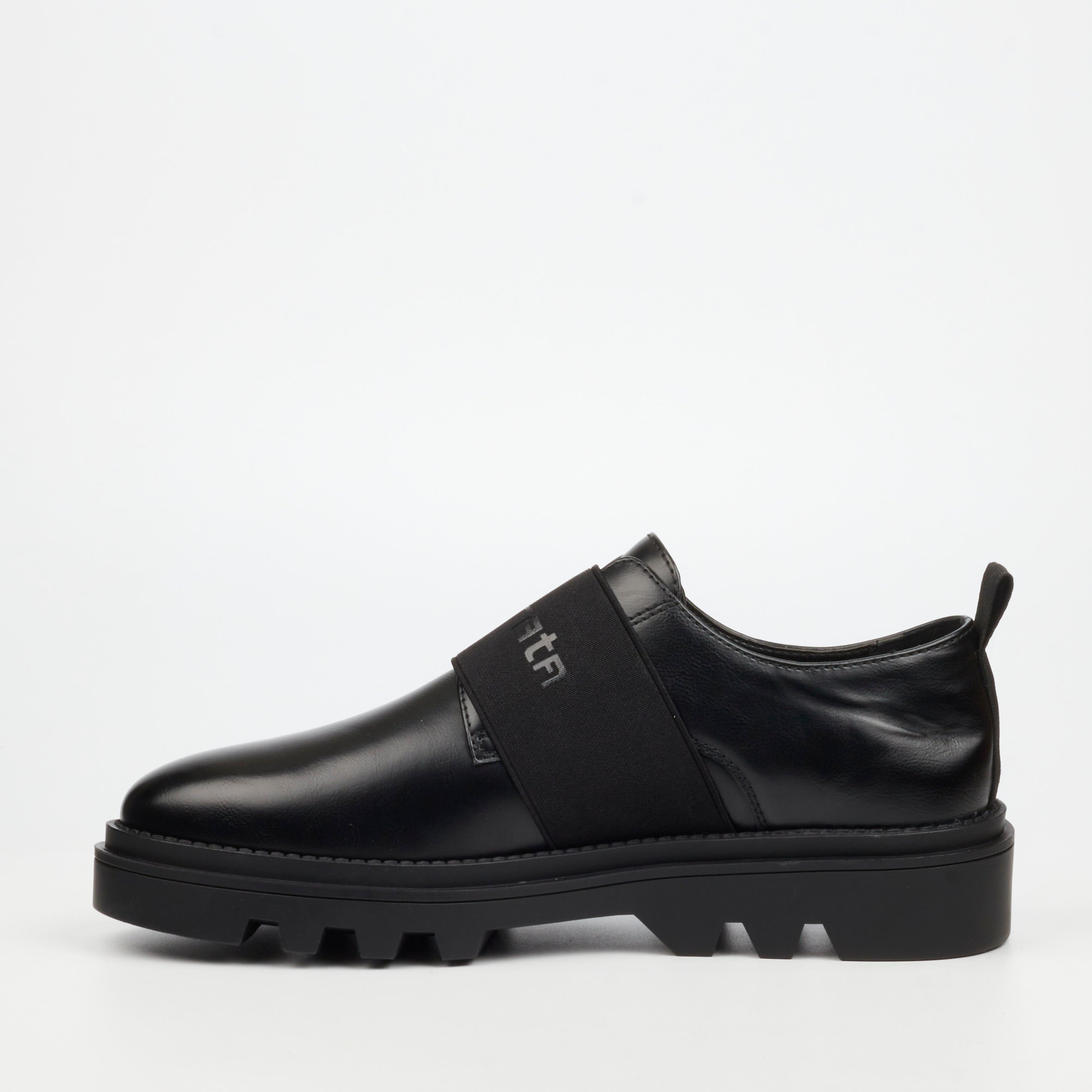 Mazerata Vinchey 63 Faux Leather Shoe - Black footwear Mazerata