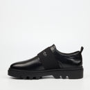 Mazerata Vinchey 63 Faux Leather Shoe - Black footwear Mazerata