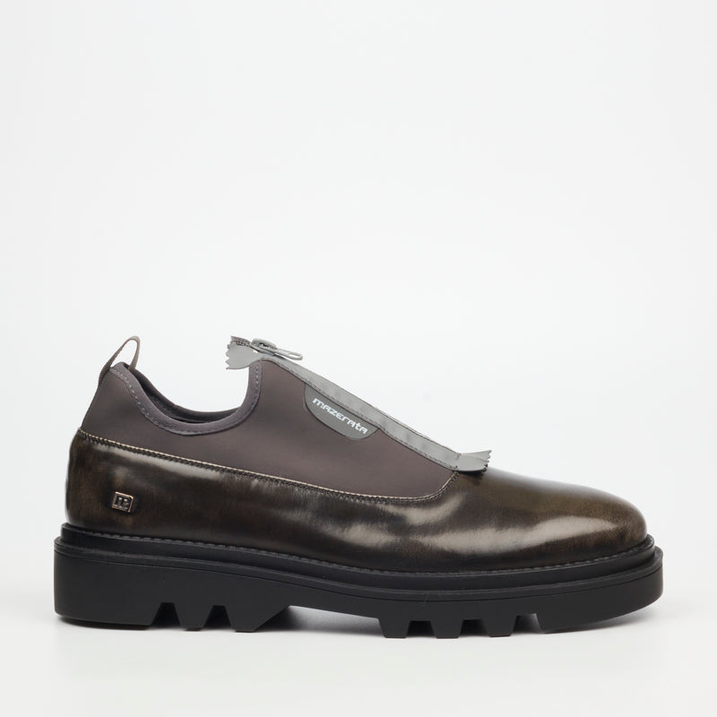 Mazerata Vinchey 64 Faux Leather / Lycra Shoe - Grey footwear Mazerata
