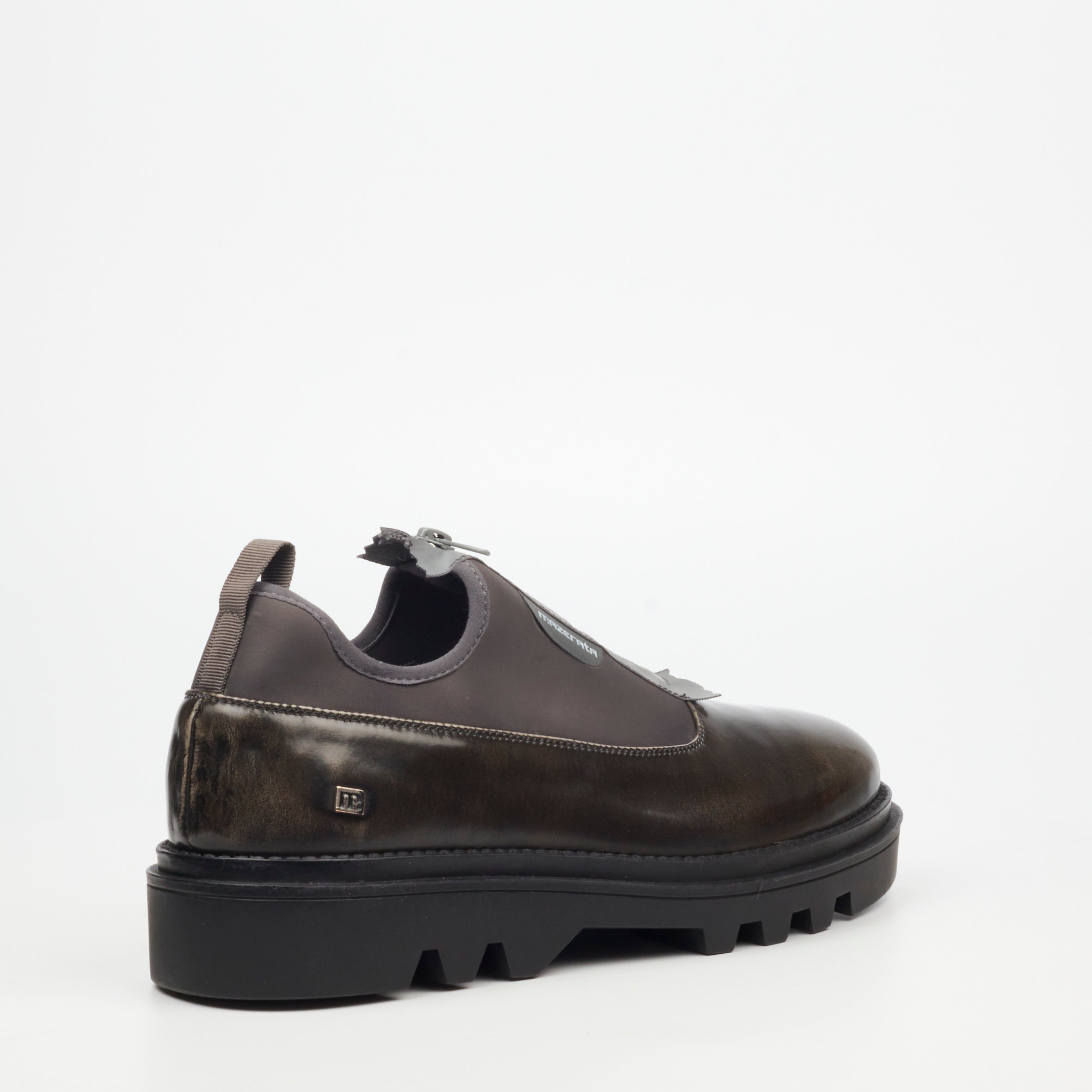 Mazerata Vinchey 64 Faux Leather / Lycra Shoe - Grey footwear Mazerata