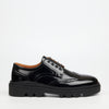 Mazerata Vinchey 67 Faux Patent Shoe - Black footwear Mazerata