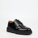 Mazerata Vinchey 67 Faux Patent Shoe - Black