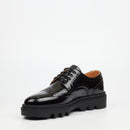 Mazerata Vinchey 67 Faux Patent Shoe - Black