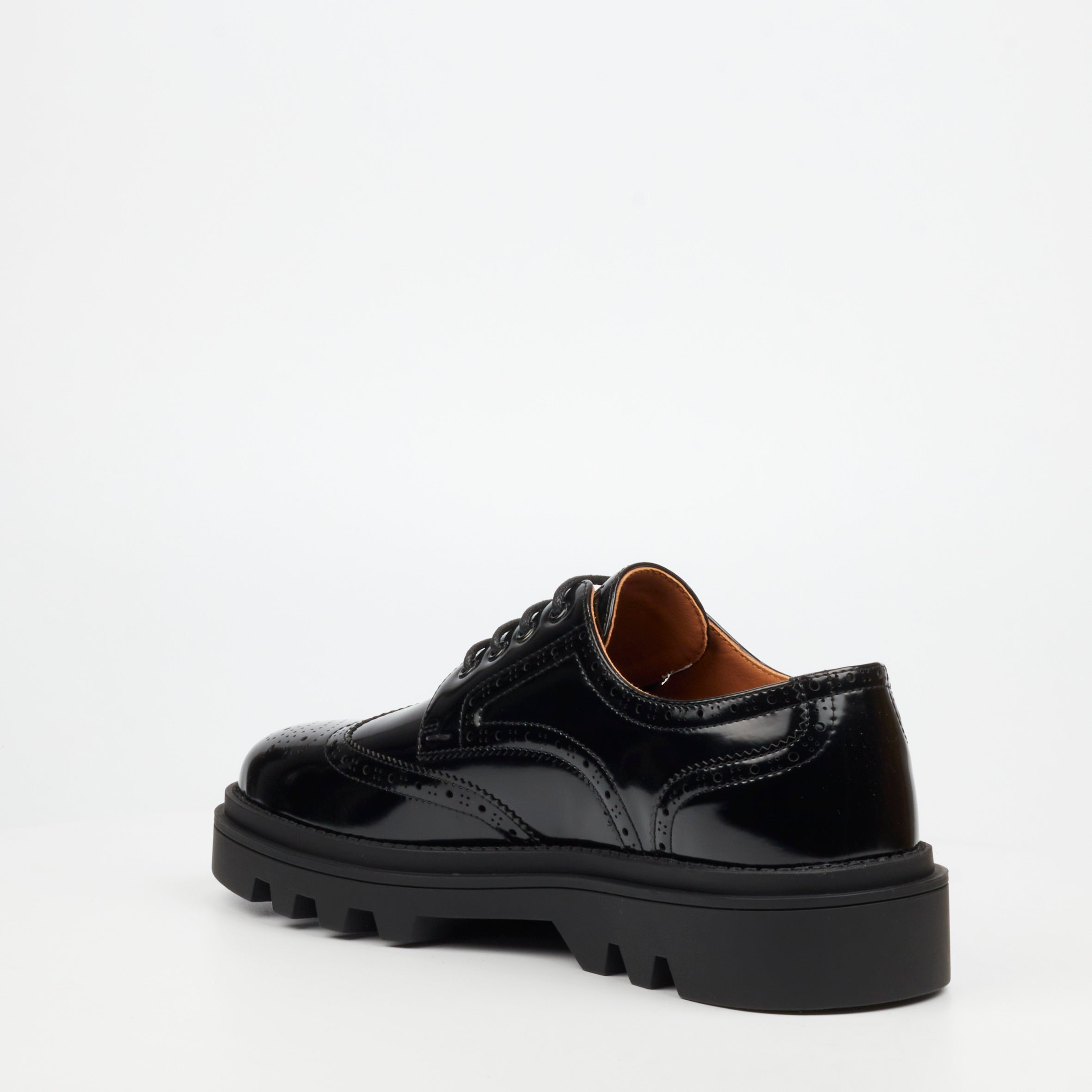 Mazerata Vinchey 67 Faux Patent Shoe - Black footwear Mazerata