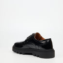 Mazerata Vinchey 67 Faux Patent Shoe - Black