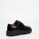 Mazerata Vinchey 67 Faux Patent Shoe - Black