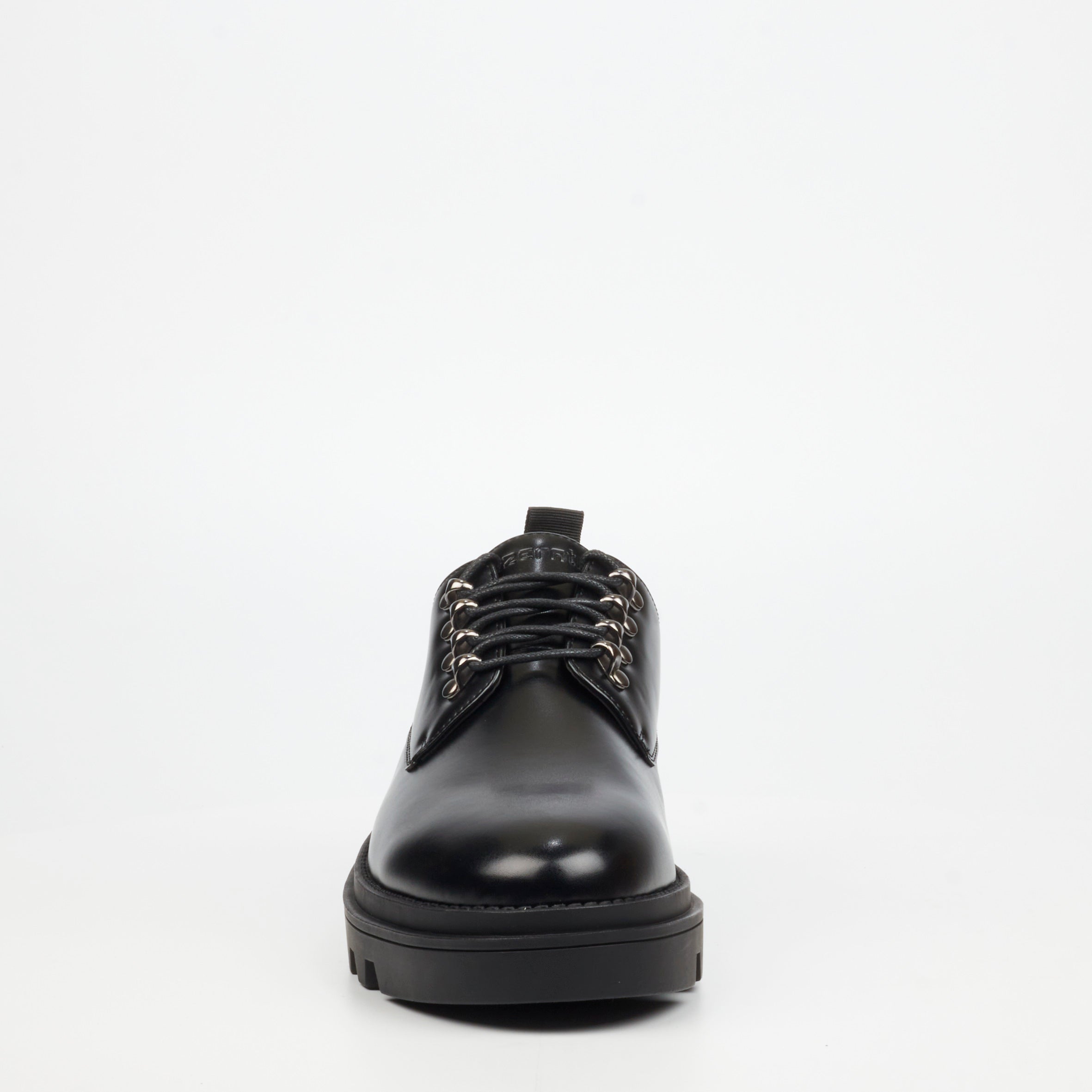Mazerata Vinchey 68 Faux Wax Shoe - Black footwear Mazerata