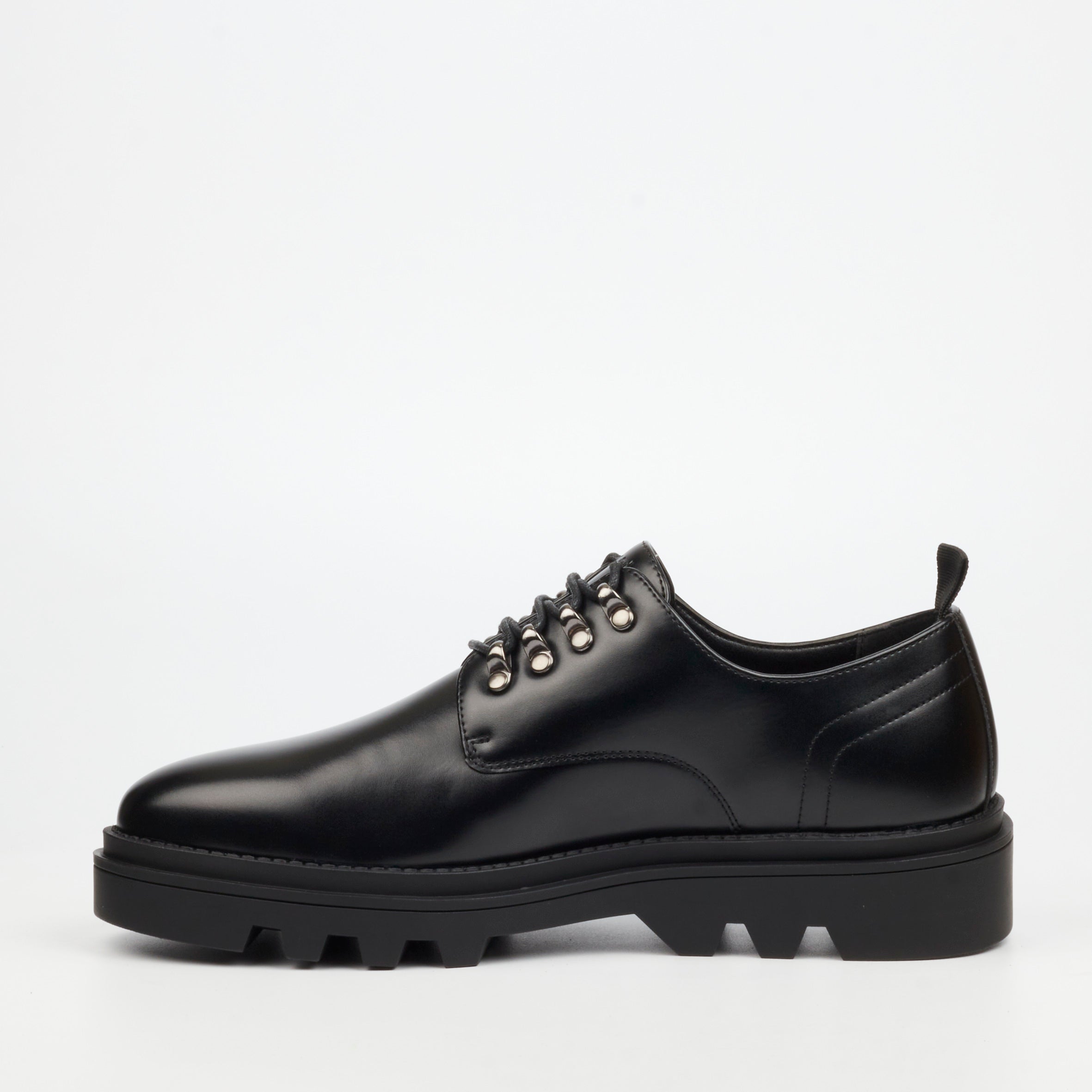Mazerata Vinchey 68 Faux Wax Shoe - Black footwear Mazerata