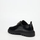 Mazerata Vinchey 68 Faux Wax Shoe - Black footwear Mazerata
