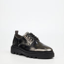 Mazerata Vinchey 68 Faux Wax Shoe - Grey footwear Mazerata