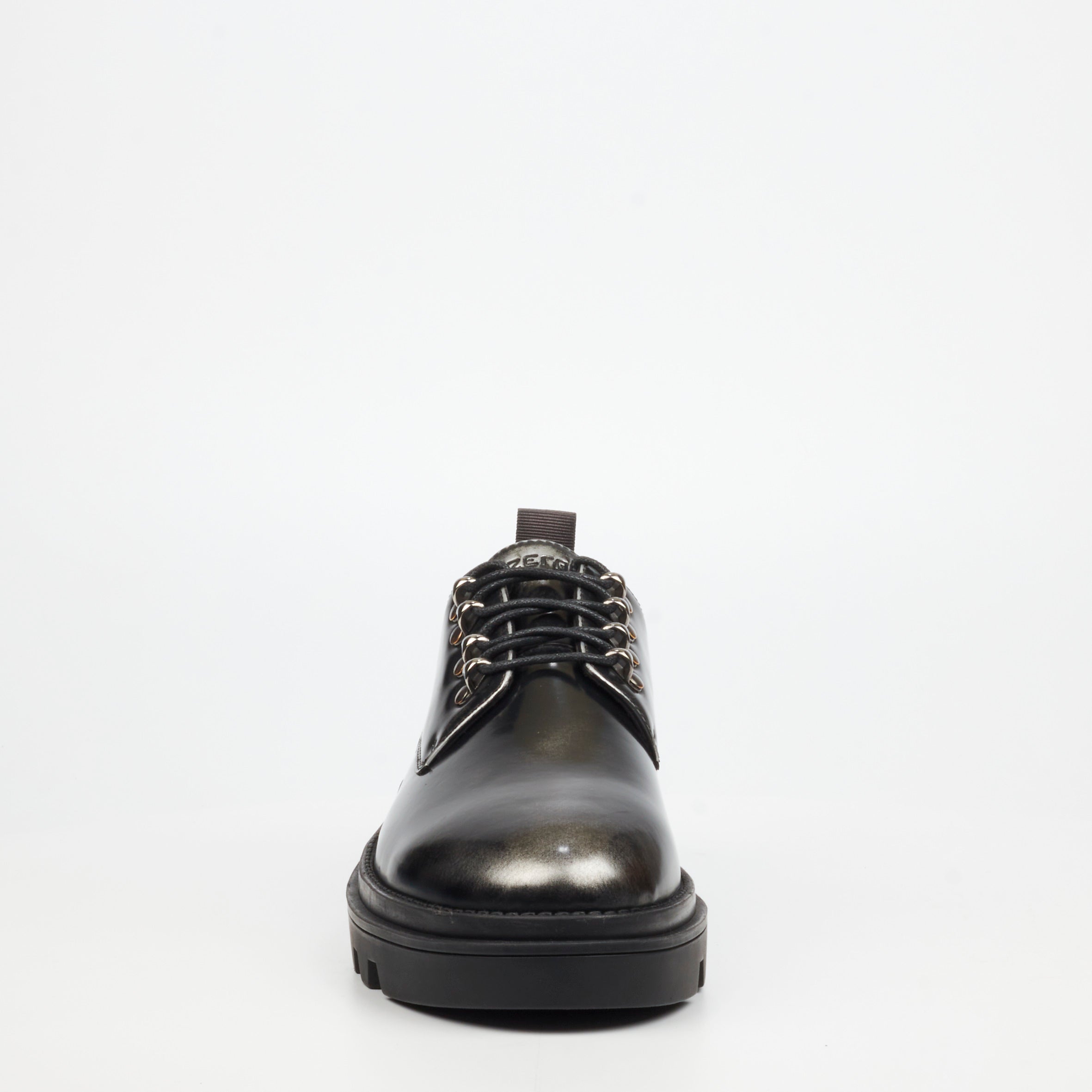 Mazerata Vinchey 68 Faux Wax Shoe - Grey footwear Mazerata