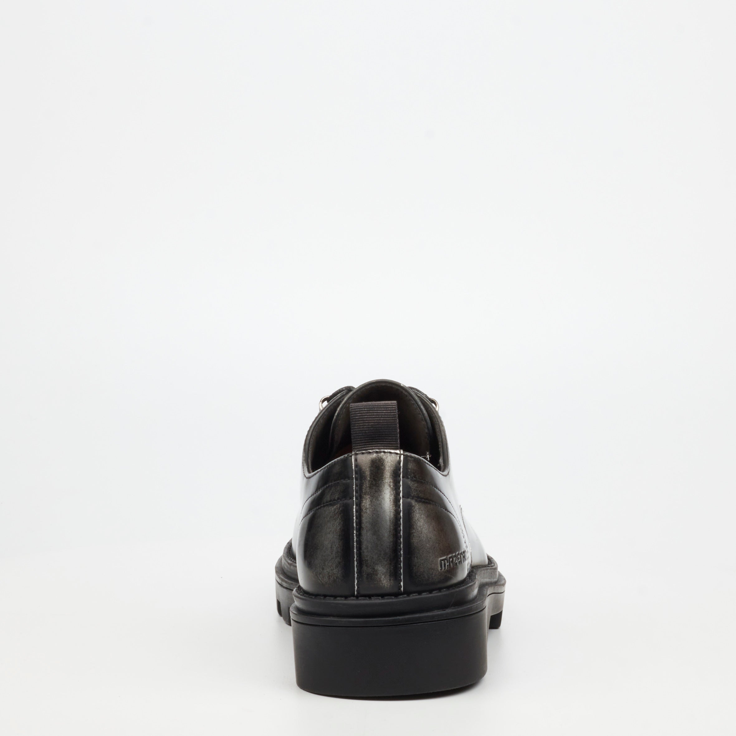 Mazerata Vinchey 68 Faux Wax Shoe - Grey footwear Mazerata