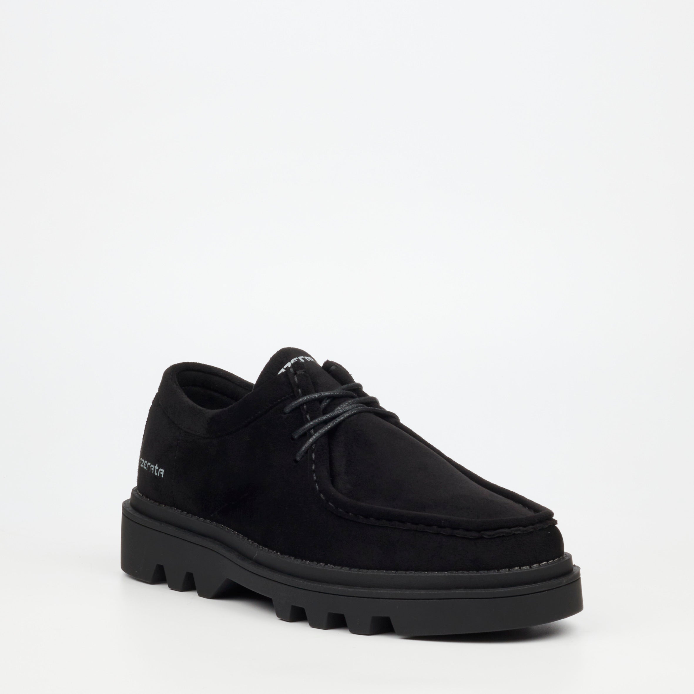 Mazerata Vinchey 71 Faux Suede Shoe - Black footwear Mazerata