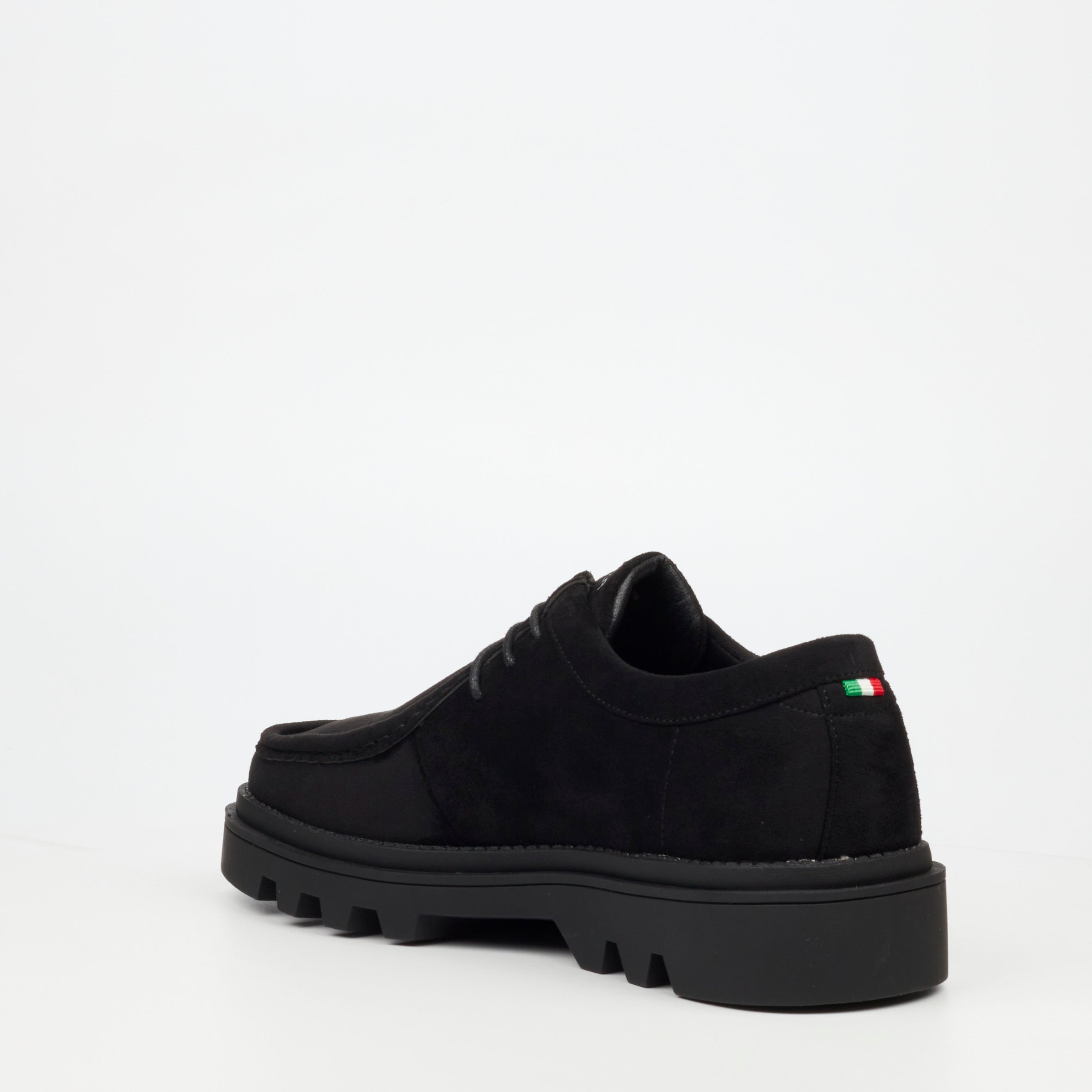 Mazerata Vinchey 71 Faux Suede Shoe - Black footwear Mazerata