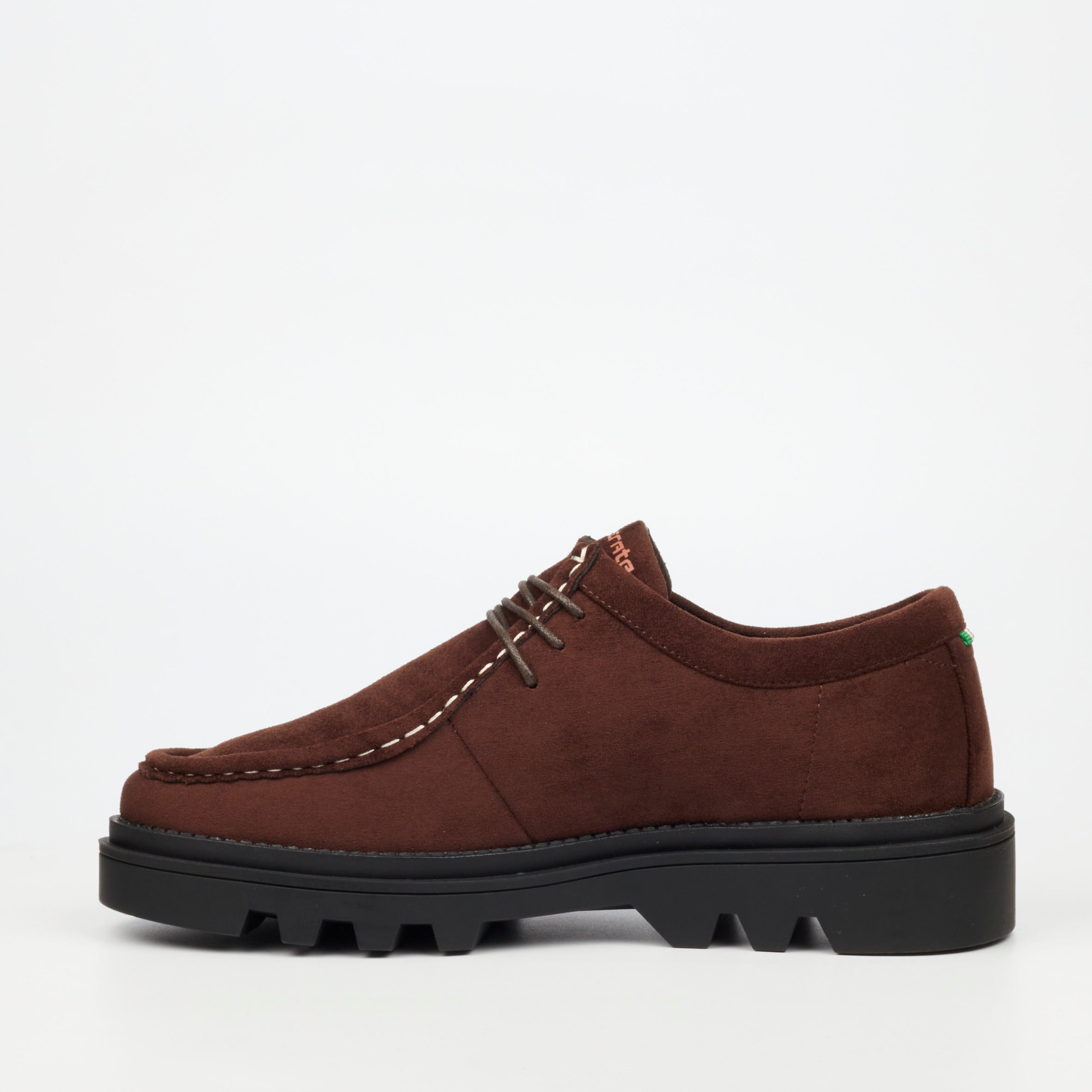Mazerata Vinchey 71 Faux Suede Shoe - Chocolate footwear Mazerata