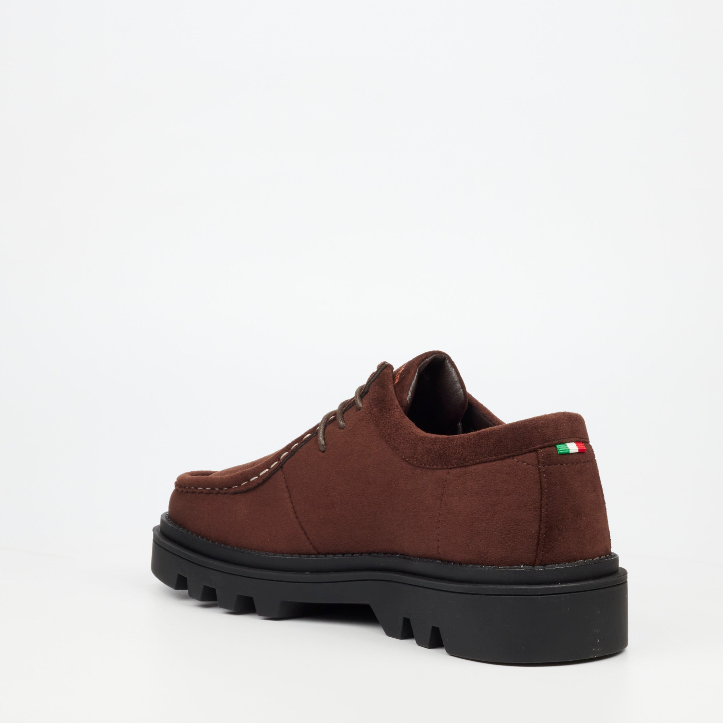 Mazerata Vinchey 71 Faux Suede Shoe - Chocolate footwear Mazerata
