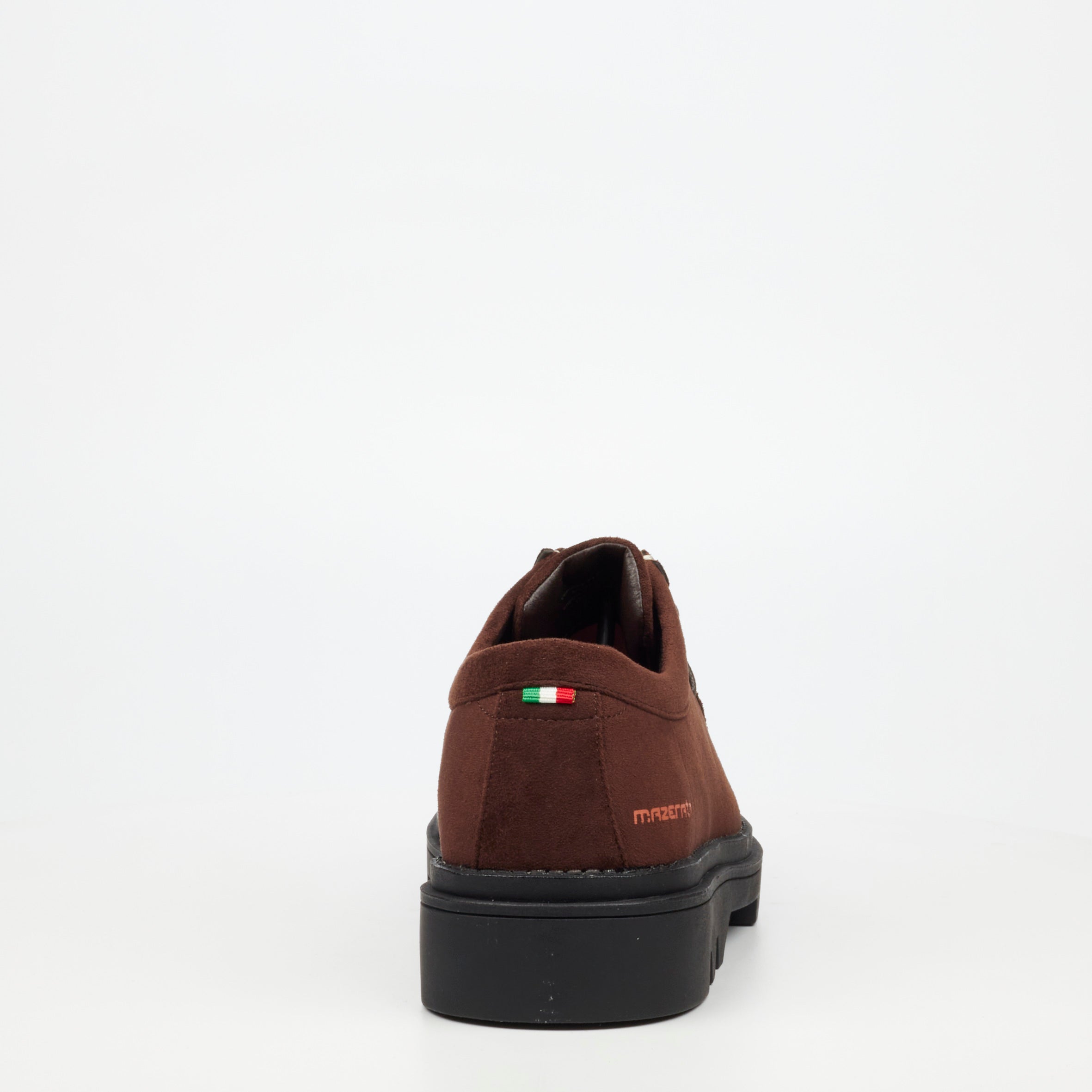 Mazerata Vinchey 71 Faux Suede Shoe - Chocolate footwear Mazerata