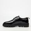 Mazerata Vinchey 73 Faux Patent Shoe - Black footwear Mazerata