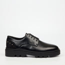 MAzerata Vinchey 74 Faux Wax Shoe - Black footwear Mazerata