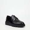 MAzerata Vinchey 74 Faux Wax Shoe - Black footwear Mazerata