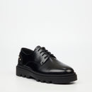 MAzerata Vinchey 74 Faux Wax Shoe - Black footwear Mazerata