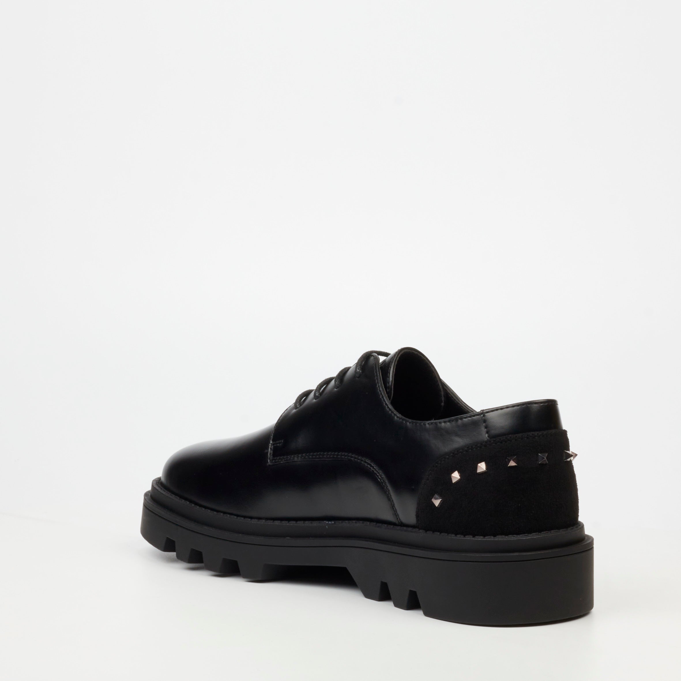 Mazerata Vinchey 74 Faux Wax Shoe - Black footwear Mazerata