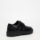 MAzerata Vinchey 74 Faux Wax Shoe - Black footwear Mazerata