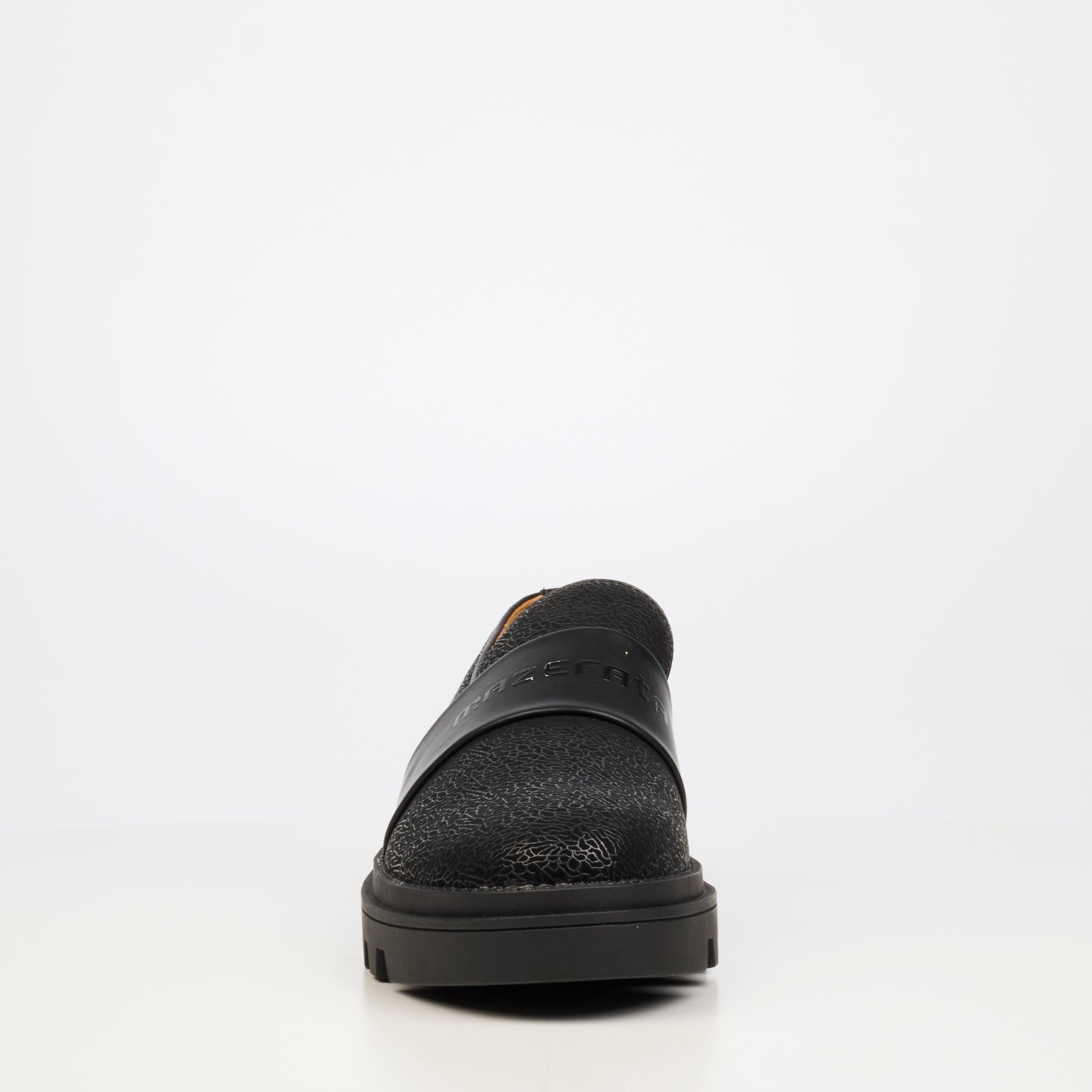 Mazerata Vinchey 75 Print Shoe - Black footwear Mazerata