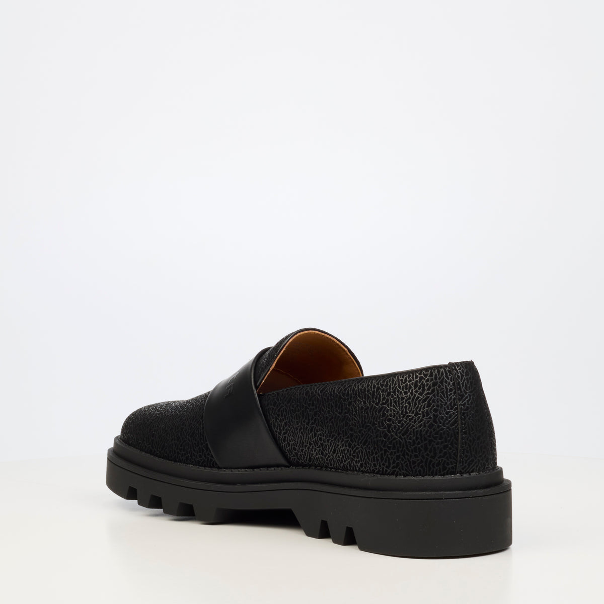 Mazerata Vinchey 75 Print Shoe - Black footwear Mazerata