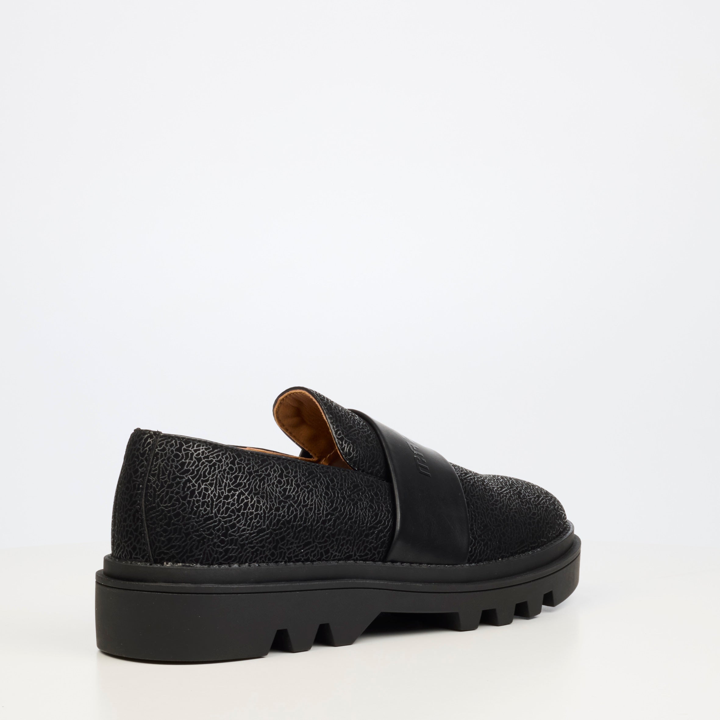 Mazerata Vinchey 75 Print Shoe - Black footwear Mazerata