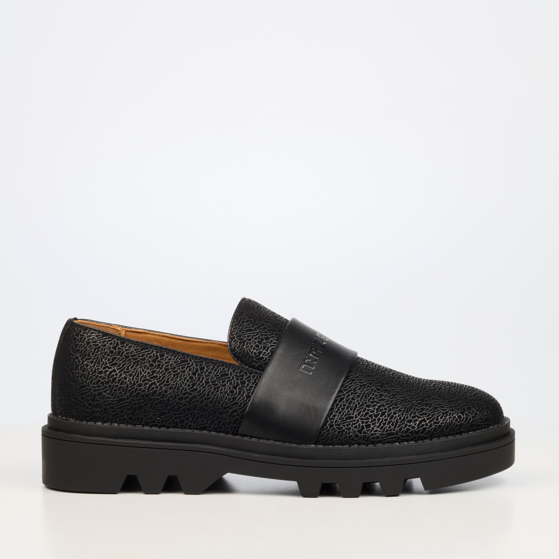 Mazerata Vinchey 75 Print Shoe - Black