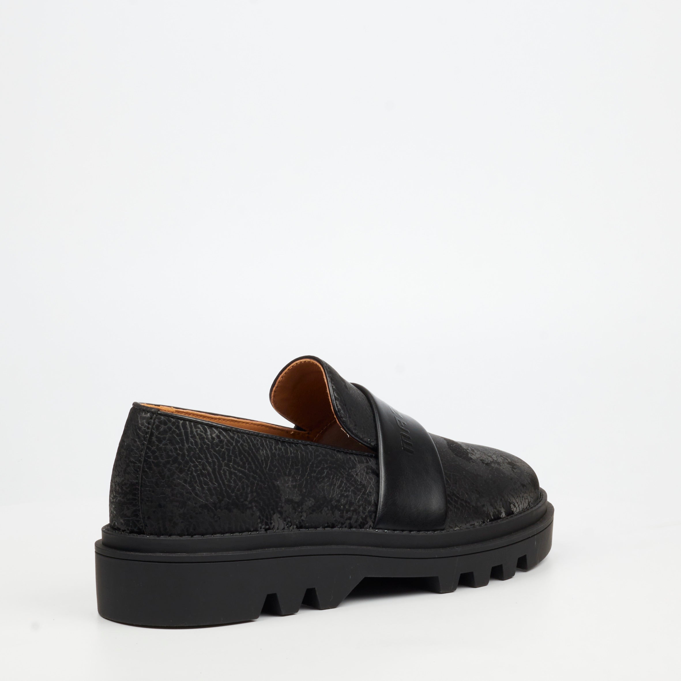 Mazerata Vinchey 75 Print Shoe - Black