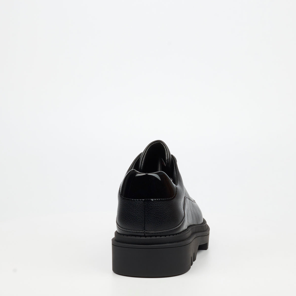 Mazerata Vinchey 79 Faux Wax / Faux Patent Shoe - Black