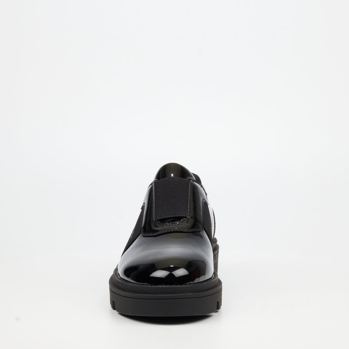Mazerata Vinchey 82 Faux Patent Shoe - Black