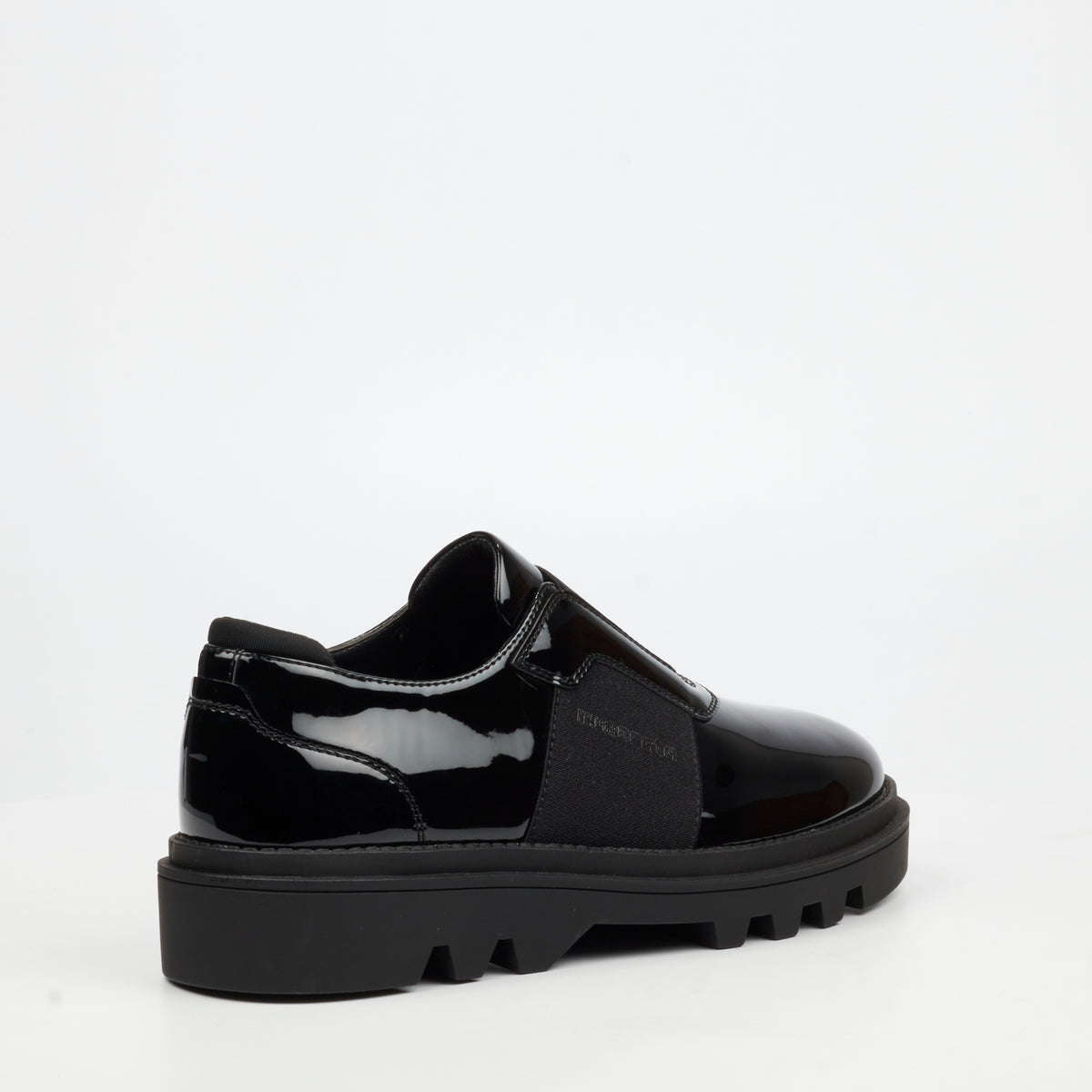 Mazerata Vinchey 82 Faux Patent Shoe - Black