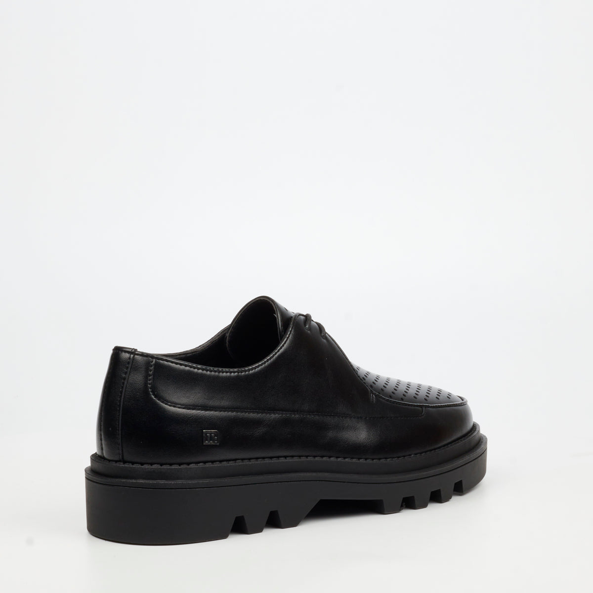Mazerata Vinchey 84 Faux Wax Shoe - Black