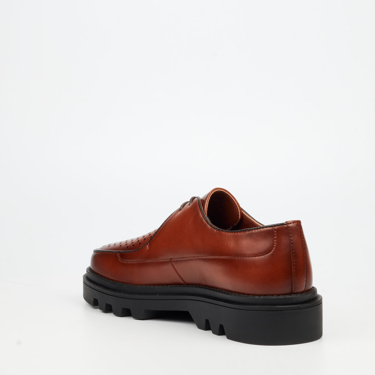 Mazerata Vinchey 84 Faux Wax Shoe - Tan