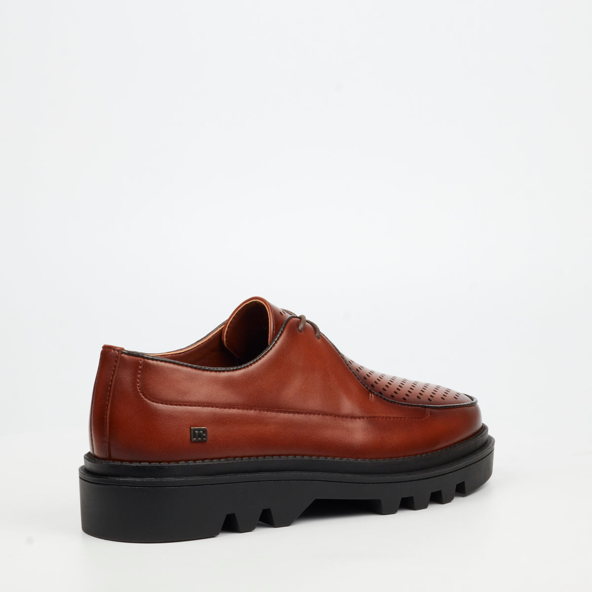 Mazerata Vinchey 84 Faux Wax Shoe - Tan