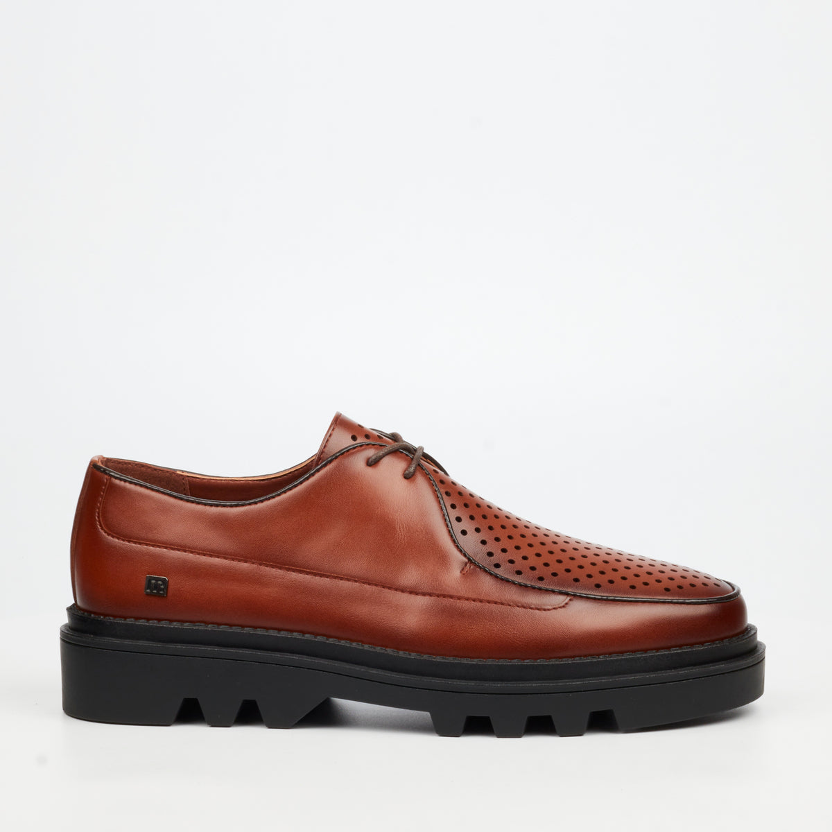 Mazerata Vinchey 84 Faux Wax Shoe - Tan