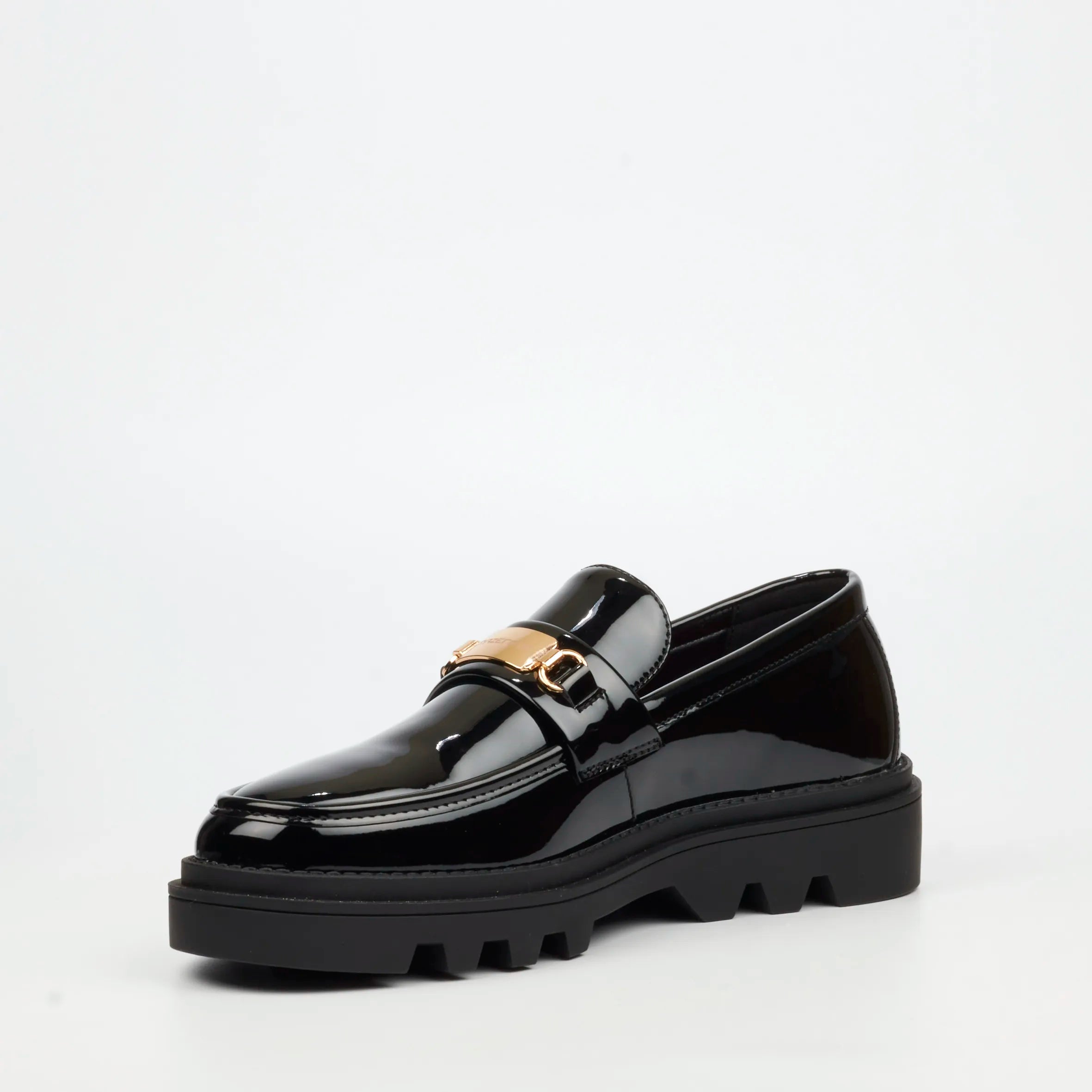 Mazerata Vinchey 90 Faux Patent Shoe -  Black