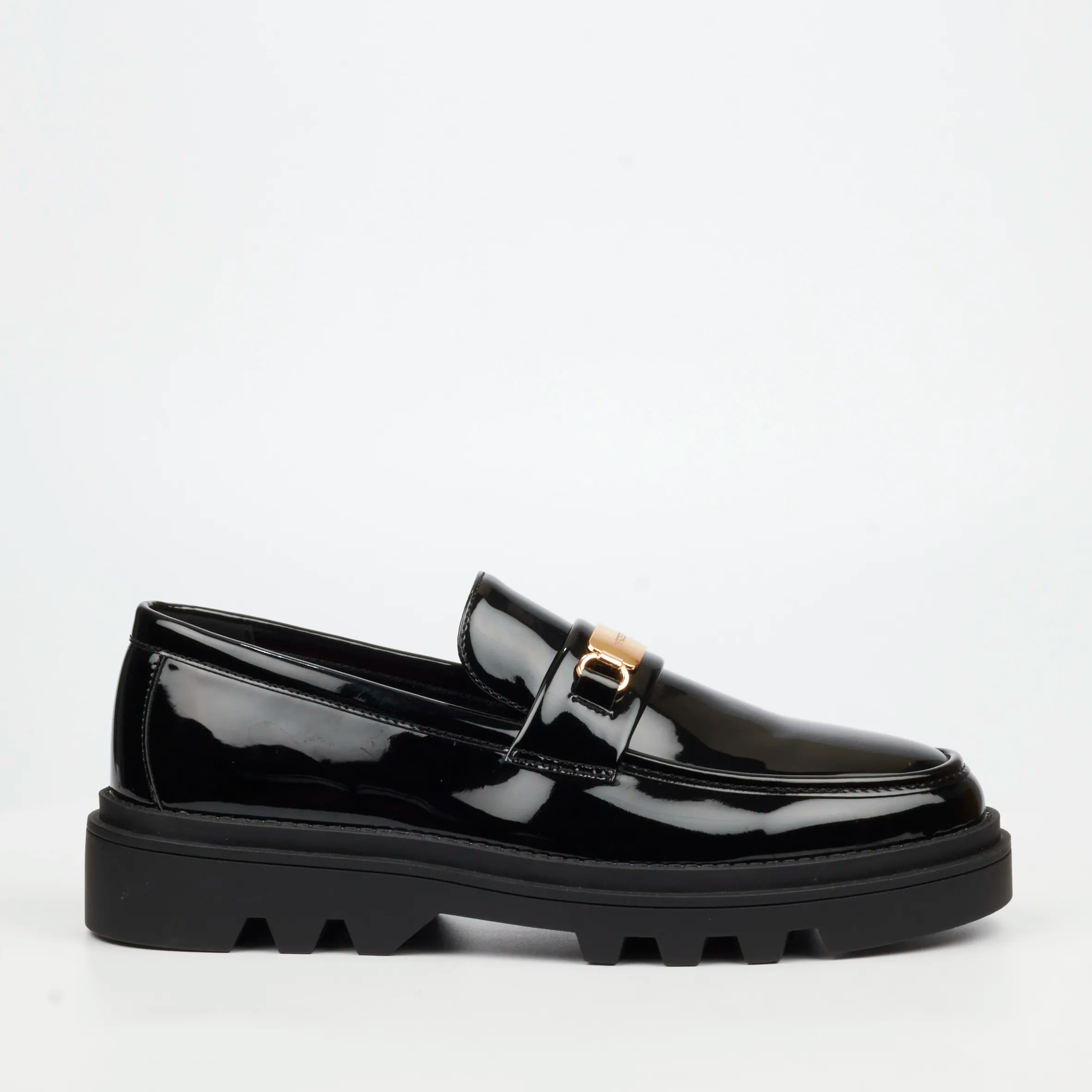 Mazerata Vinchey 90 Faux Patent Shoe -  Black