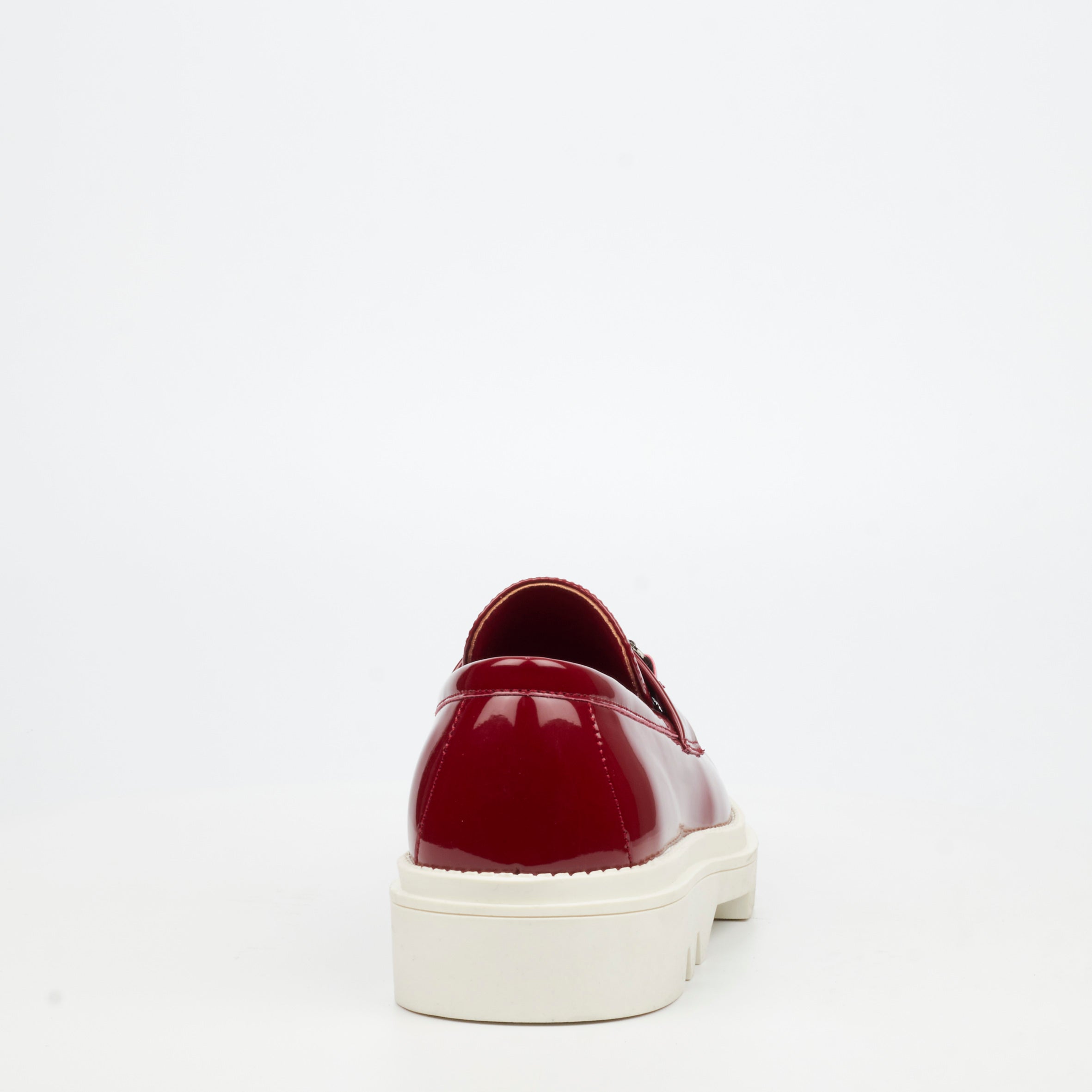 Mazerata Vinchey 90 Faux Patent Shoe - Burgundy