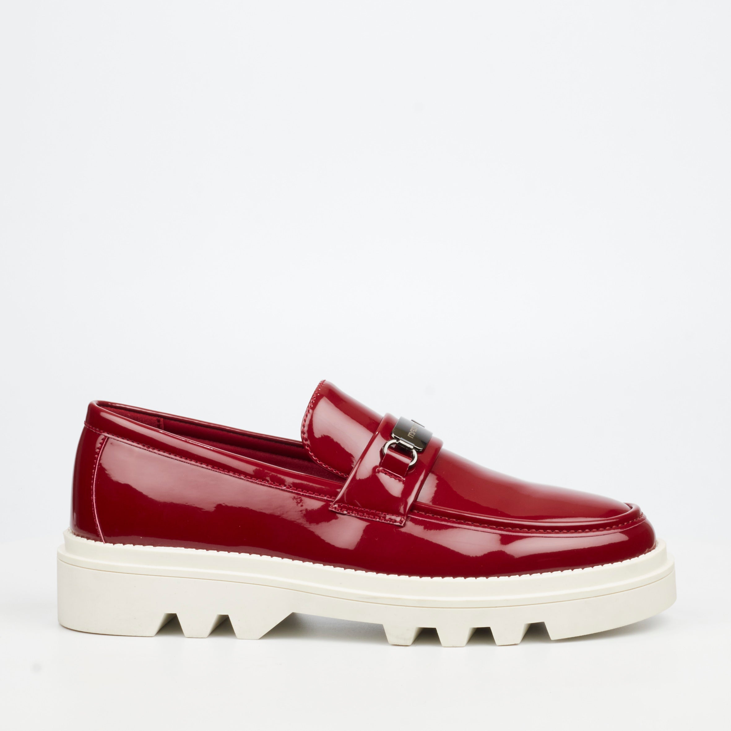 Mazerata Vinchey 90 Faux Patent Shoe - Burgundy