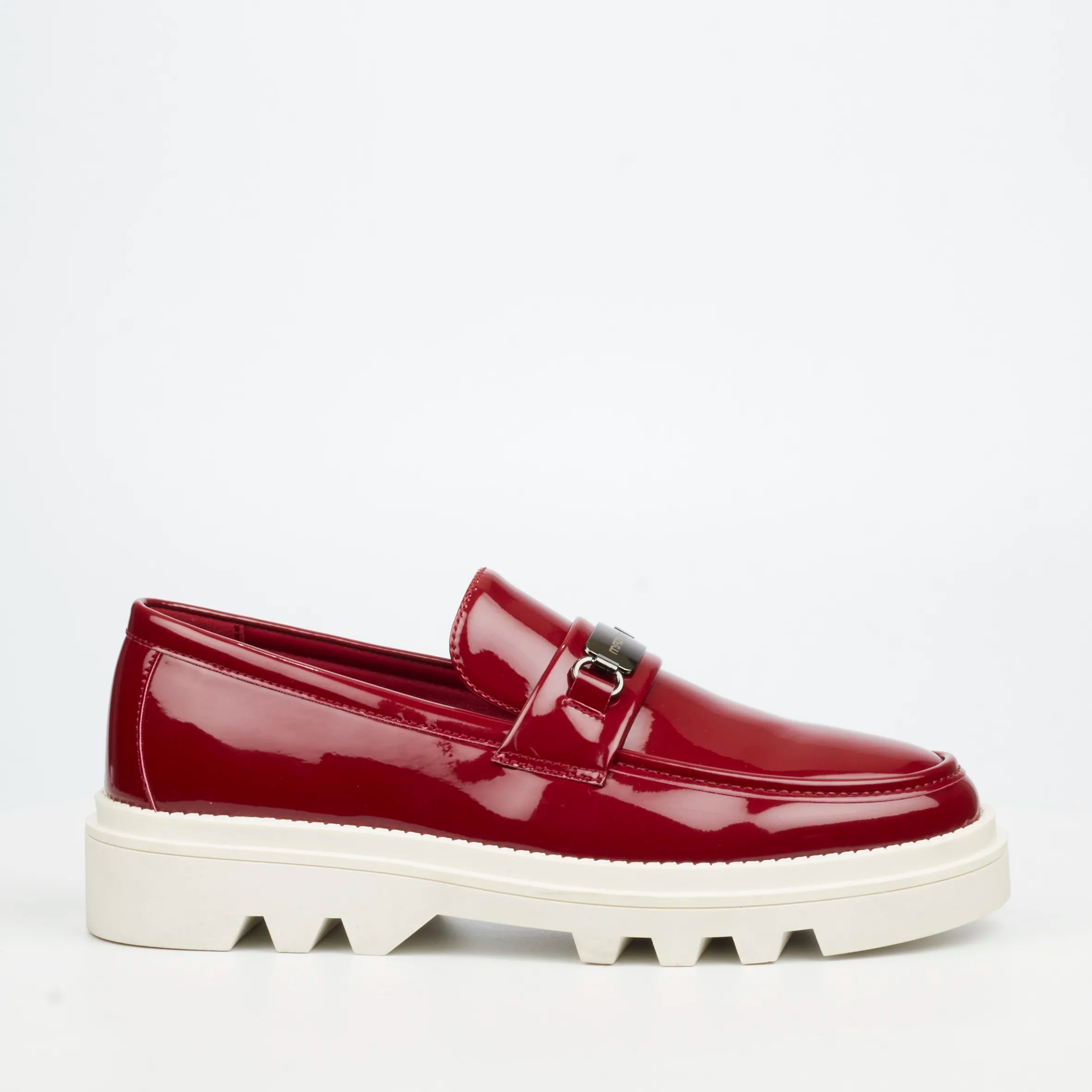 Mazerata Vinchey 90 Faux Patent Shoe - Burgundy