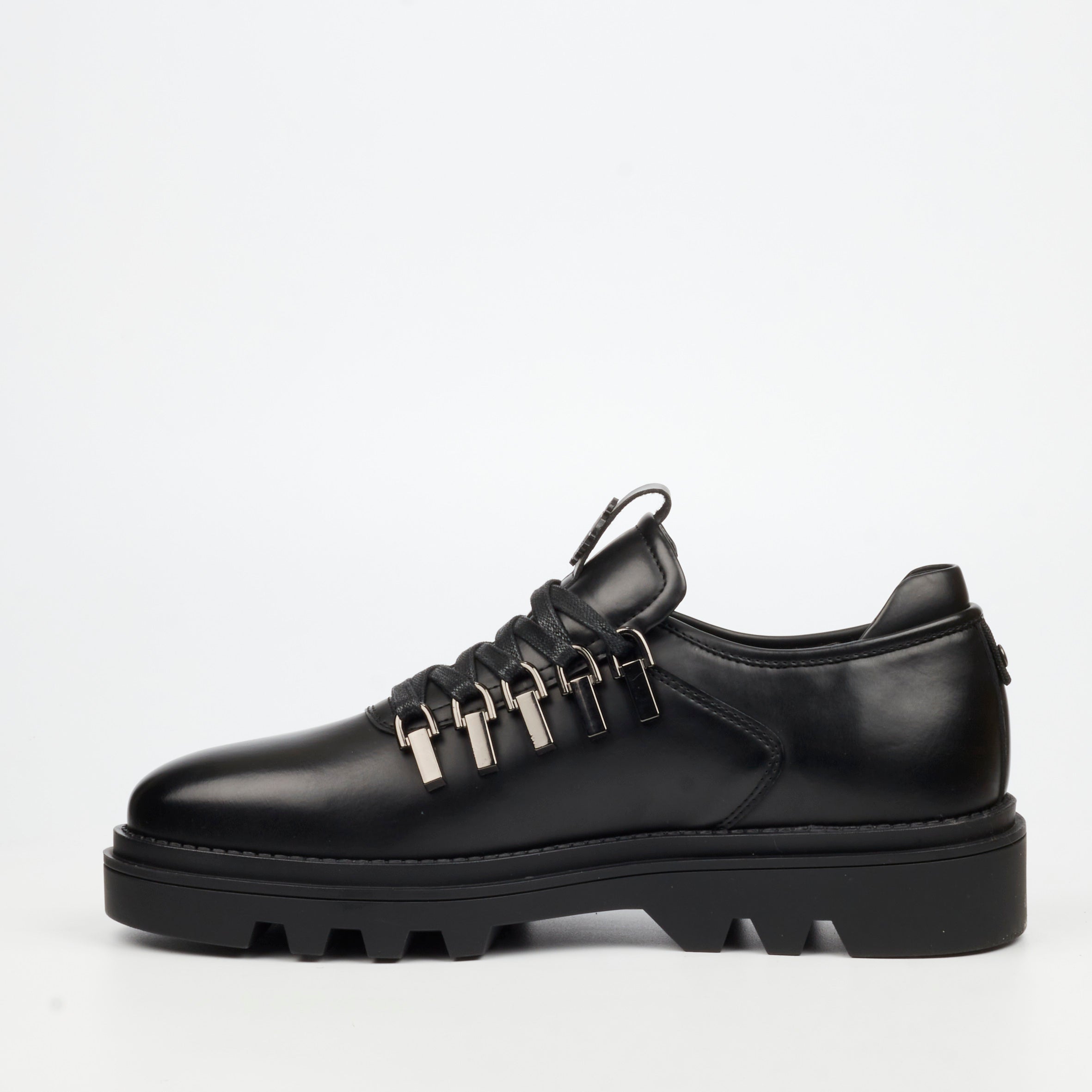 Mazerata Vinchey 91 Faux Wax Shoe - Black