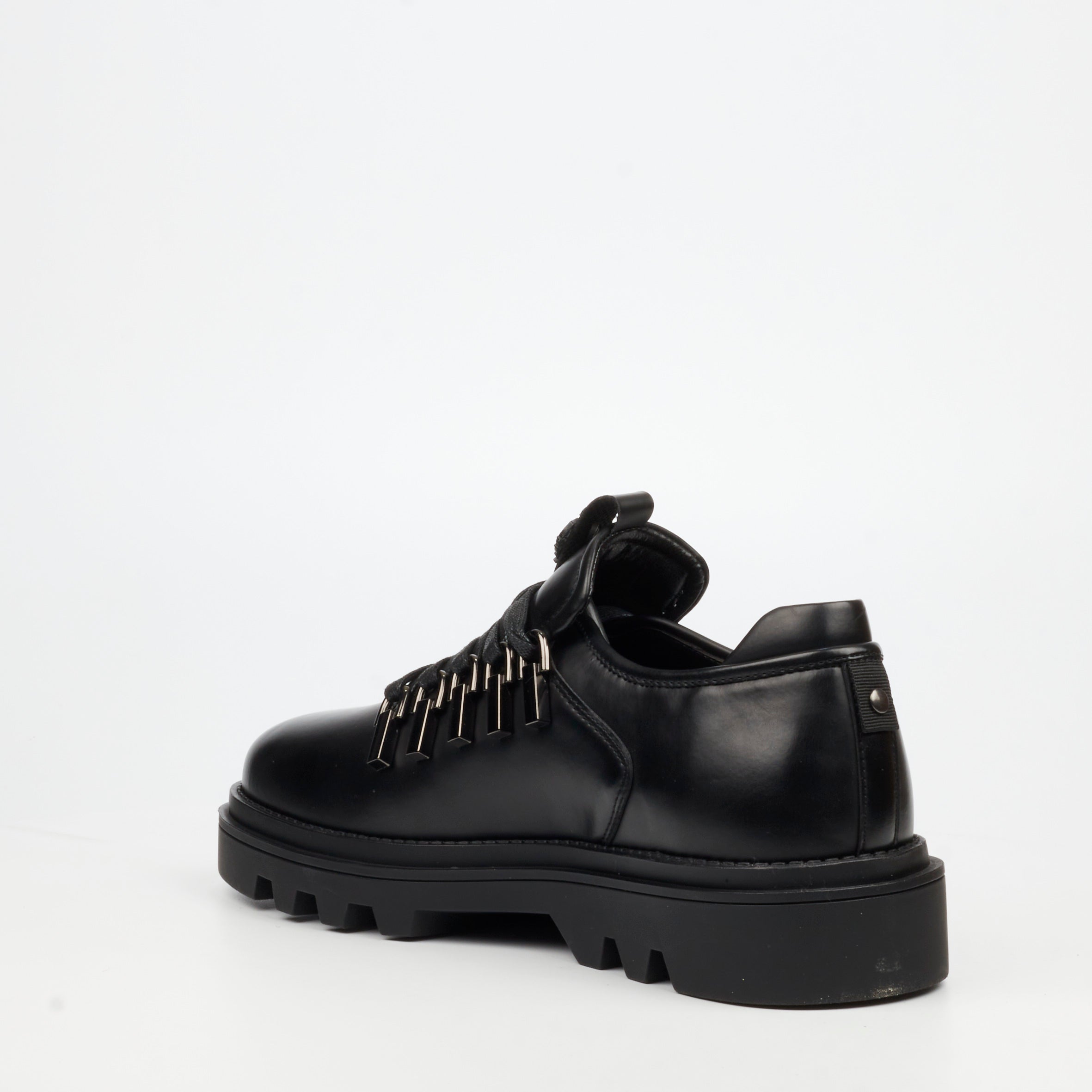 Mazerata Vinchey 91 Faux Wax Shoe - Black