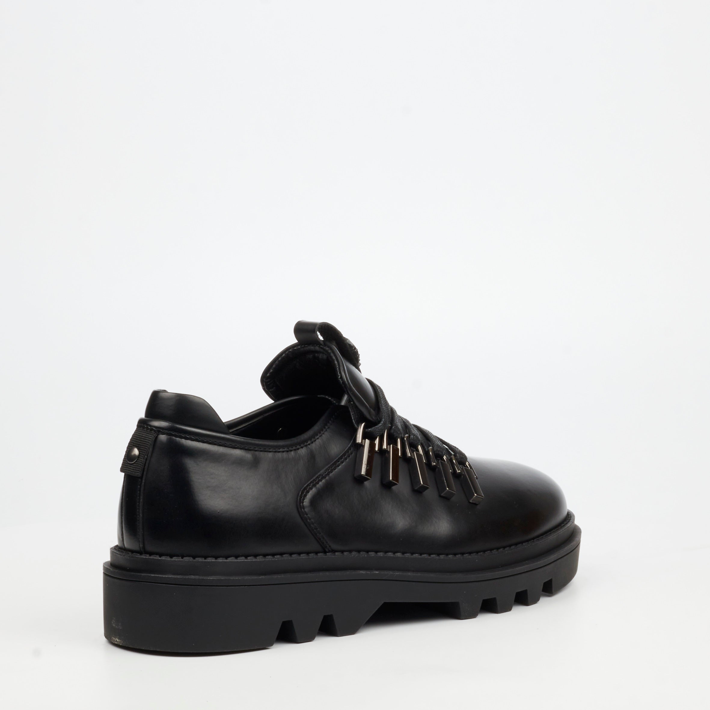 Mazerata Vinchey 91 Faux Wax Shoe - Black