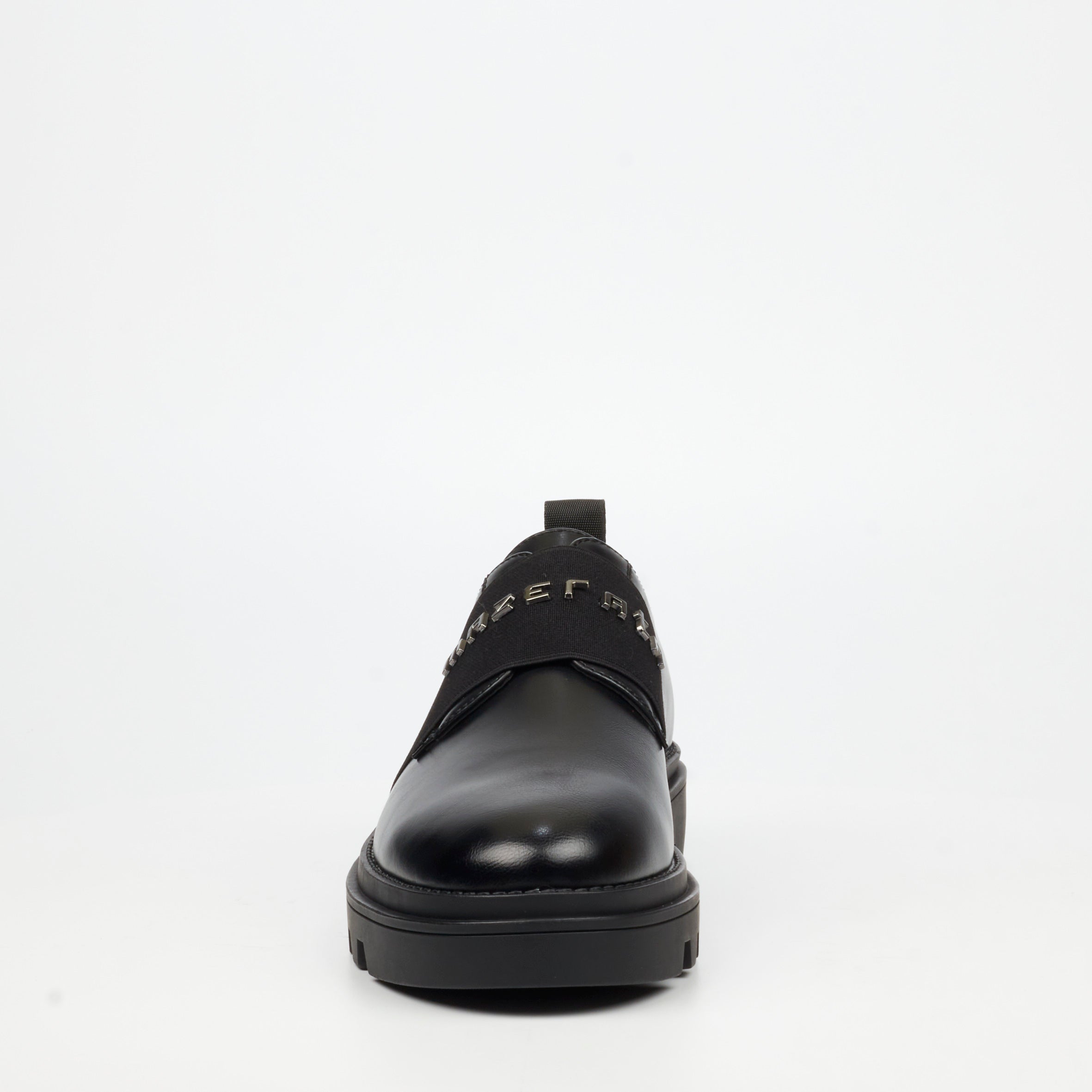 Mazerata Vinchey 94 Faux Leather Shoe - Black