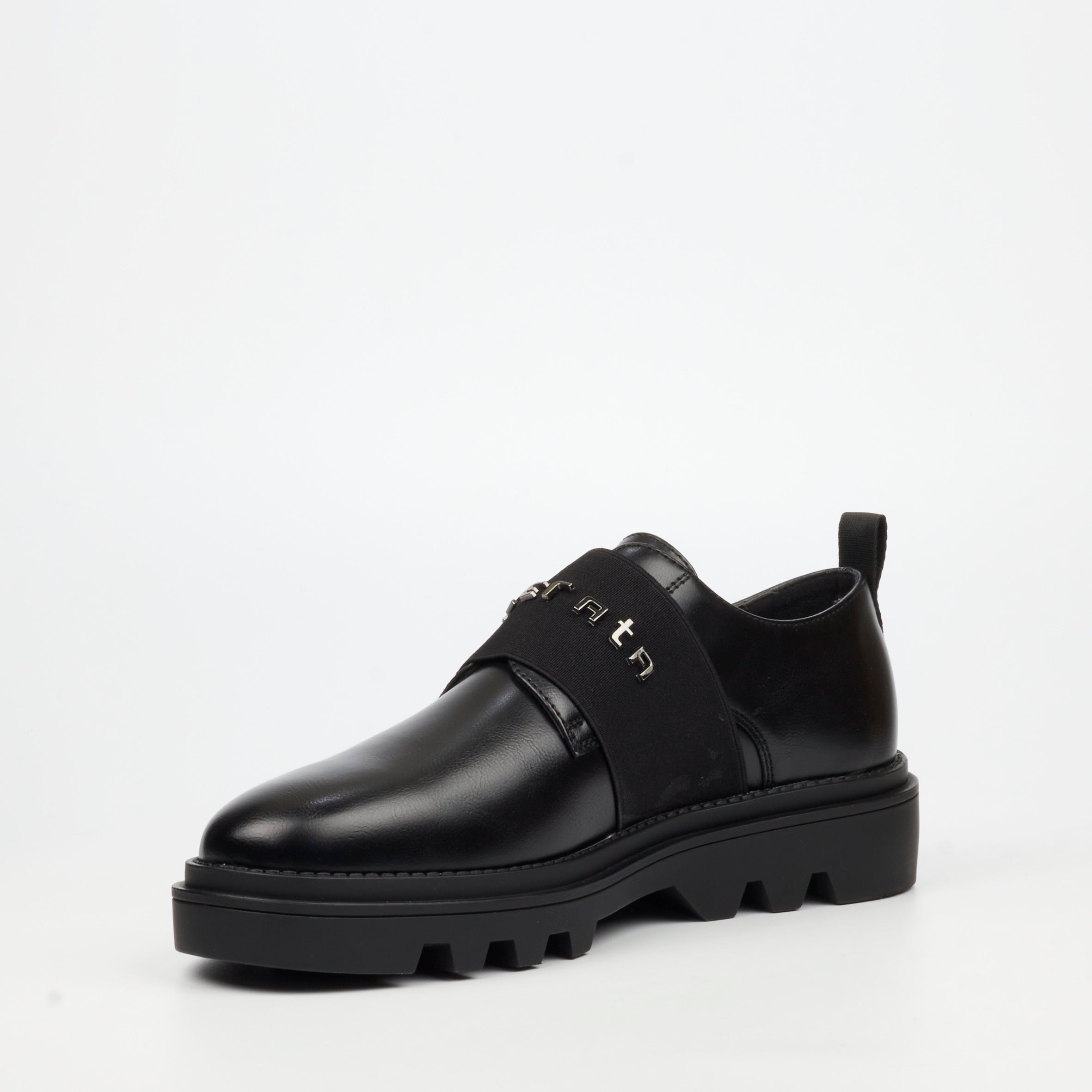 Mazerata Vinchey 94 Faux Leather Shoe - Black