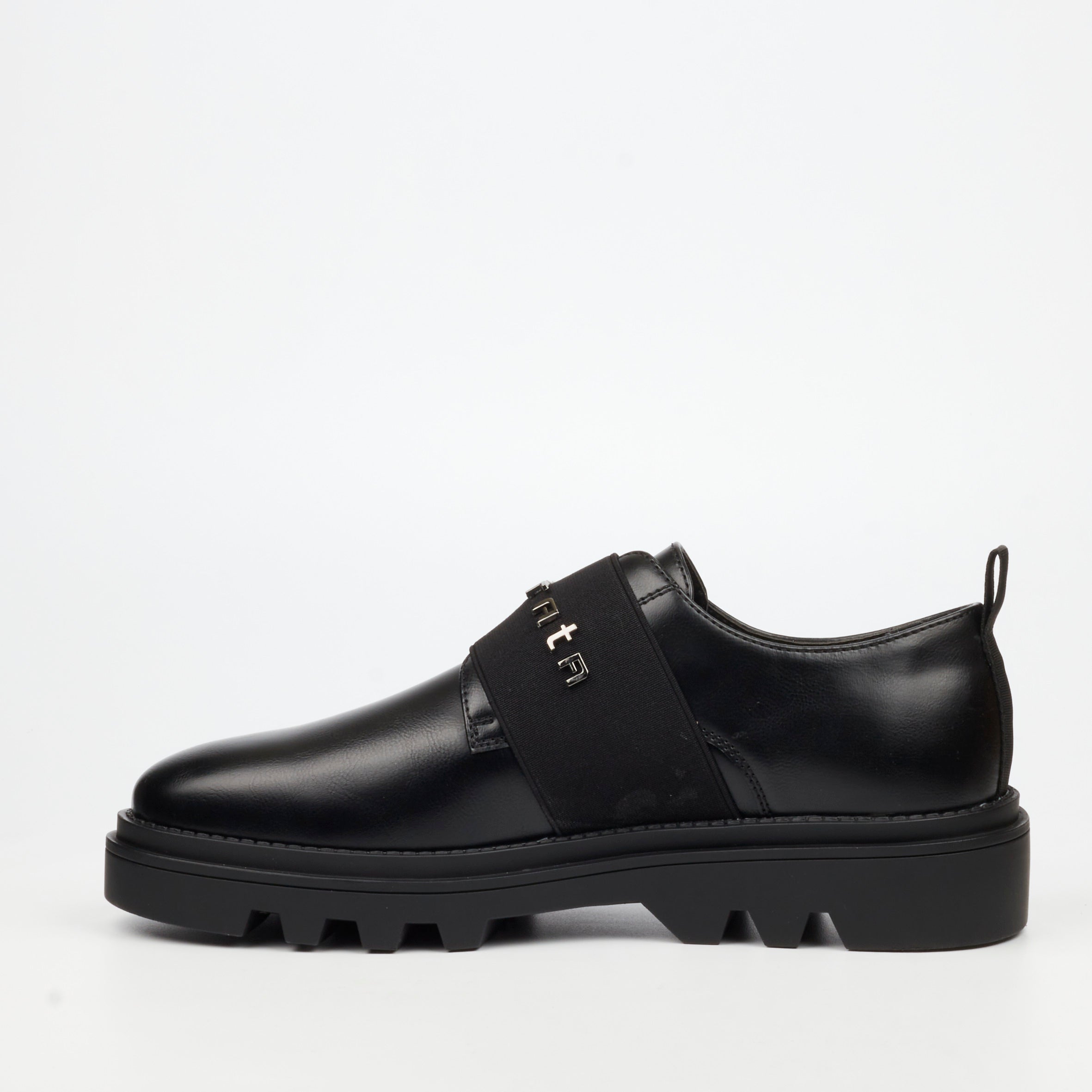 Mazerata Vinchey 94 Faux Leather Shoe - Black